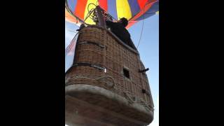 Balloon takeoff, Martinborough 2016