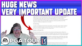 EA Sports PGA Tour | EA Have Spoken Finally - Important Updates Are Coming