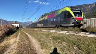 LA FERROVIA DEL BRENNERO IN 4K. #brennerbahn #ferroviadelbrennero #taurus #vectron #flirt #jazz #ola