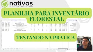 Planilha para Inventário Florestal - 100% prática e operacional