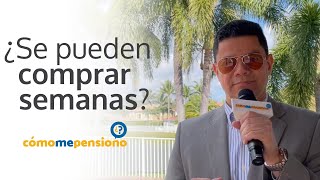 ¿Se pueden comprar semanas?