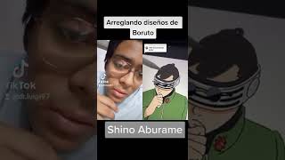 Arreglando diseños de #boruto . SHINO ABURAME #anime #narutoshippuden #naruto #DrLuigi97