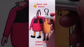 cute Motu and Patlu ki jodi #shortvideo /short #art/caring friendship #lovely Motu and Patlu