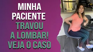 Minha paciente travou a lombar! Veja o caso | Pilates em Casa