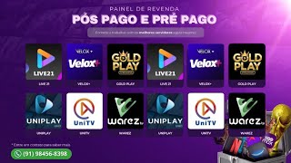 REVENDA IPTV PÓS PAGO E PRÉ PAGO OS MELHORES PAINÉIS DE 2024