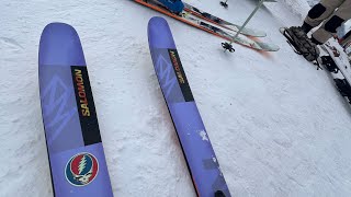 New Skis in Highland Bowl (QST 106) 3 laps 12/26/23