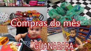 COMPRAS DO MÊS DE NOVEMBRO NO GUANABARA.