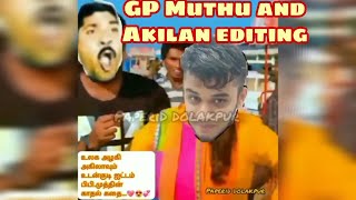 Gp Muthu மற்றும் akilan video editing in paper ID funny video😂😂😂