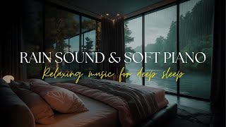 🌧️ Rainfall & Gentle Piano – Stress-Free Music for Relaxing Evenings 🌜