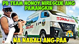 PB TEAM NONOY NI RESCUE ANG PAMANGKIN NA NABALI ANG PAA