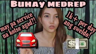 BUHAY MEDREP |AHENTE| (RESPONSIBILITY & SALARY) |WHILE EATING DISHWASHING  SPONGE?😱