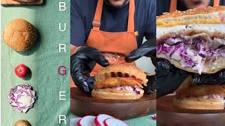 برغر مع الصوص المميز 🍔ألذ من المطاعم بمكونات الذيذة 😋🧡||من بن قاسم