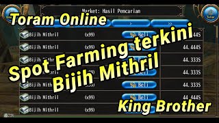 Toram Online | Spot Farming Terkini Bijih Mithril | King Brother #toramonline #spotfarming