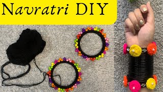 DIY | handmade bangles | jewellery making at home #diy #trending #craft #navratri