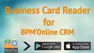 Business Card Reader for bpm'online CRM