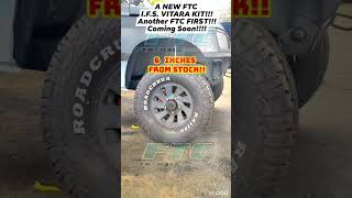 NEW FTC SUSPENSION KIT for Suzuki Vitara! SIX INCHES!!!! #fypシ゚viral #vitara4x4 #vestsociety #vitara