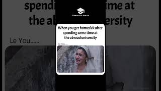 When you get homesick after spending some time at the abroad university#studyabroad #funnymemes