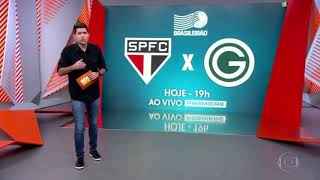 GLOBO ESPORTE-SP-SÃO PAULO X GOIÁS-BRASILEIRÃO 2020-INICIO DO SEGUNDO TURNO