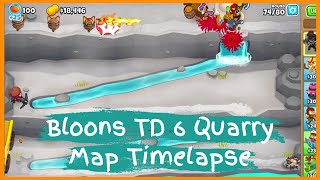 Bloons TD 6 Quarry Map Timelapse