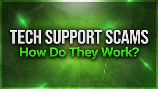 Tech Support Scams - How Do They Work? (Cybersecurity Awareness Tips)