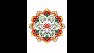 Simple Rangoli design #shorts #painting #design #happycolor #youtubeshorts