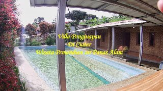 villa penginapan di wisata pemandian air panas alam ciater sari ater