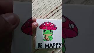 Art is my therapy 😌❤️ | cute frog art  #shorts #viral #creativitywithaera #art #trending #painting