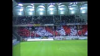 Stade de Reims-Troyes, 27/10/2012, Tifo tribune Jonquet