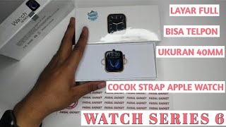 REVIEW SMARTWATCH IWO S73 PRO 40MM WATCH SERIES 6 LAYAR FULL FOR IOS & ANDROID @faisalgadget