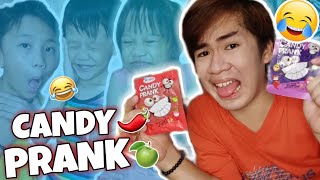 CANDY PRANK CHALLENGE WITH SIBLINGS!!! MAY NASUKA HAHA!! -ChristianPelaezVlogs