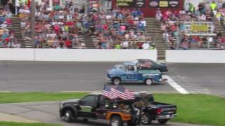 Seekonk Speedway Independence Day Thrill Show 2017: Spectator Drags - Dirty Kurty Race 2