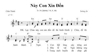 Này Con Xin Đến - Thánh Vịnh 39 (Sáng Tác: Tường )