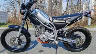 Yamaha Tricker 250. 2006r. Эндуро Видео Обзор Продажа мотоциклов из Японии Владивосток Рулит