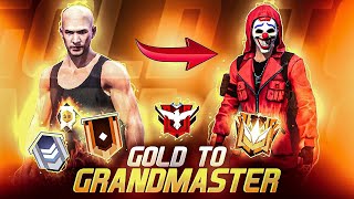 BRONZE TO GRAND MASTER || FREE FIRE LIVE || PLAYING WITH AJJUBHAI