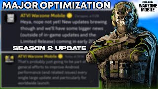 Warzone Mobile New Update Season 2 Major Optimization