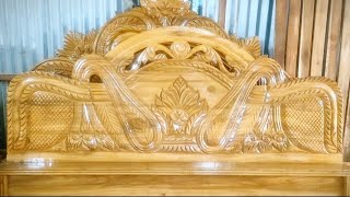 সম্পুর্ন আকাশি কাঠের খাট | new design bed | new furniture design | #bdfurniture #woodworking #wood