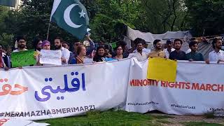 Minority Community Protestfor basic rights at Islamabad Press club occasion of National Minority Day