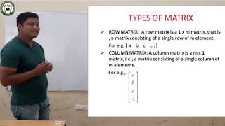 Mathematics (12 Science)  Matrix Algebra by Mr Nabin Gurung