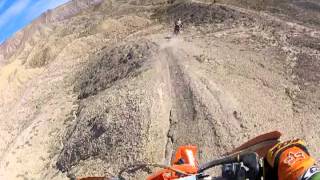 MOTO Mike Doug Ridge Ride - Knife Edge Motorcycle Grand Junction Desert Skinny Ridge Dirt Bike KTM