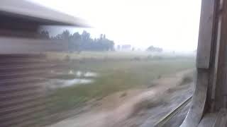 Fast and Furious Train running || Green Line acceleration show near  Pano Aqil Cantonment