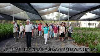 Visitan  Turistas Alemanes el Rancho La Curva en Cuyutlán