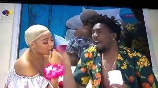 BBNAIJA 2021/ BOMA IN A HEATED ARGUMENT WITH QUEEN.