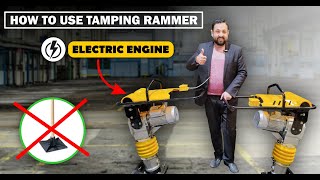 Tamping Rammer with Electric Engine | How to use it | टैंपिंग रैमर कैसे काम करता है?