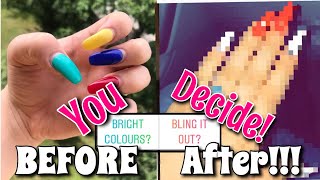 MY INSTAGRAM FOLLOWERS CHOOSE MY NAILS😱😲 | SHELBY XOXO’S LIFE