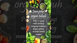 jam piket organ tubuh #shorts #short #viral #diet #health