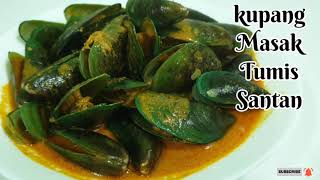 Resepi Kupang Masak Tumis Santan