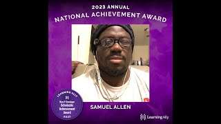 National Achievement Award Winner - Samuel L.