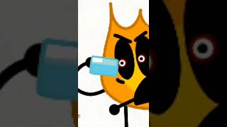 i have no right's to bfdi characters and how firey.rar oof leafy #shorts