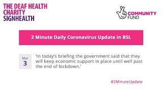 Coronavirus 2 Minute Update - 3rd March 2021