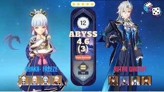 (Ayaka, Neuvillette, Hutao) | Floor 12 Full Star | Spiral Abyss 4.7 (1) | Genshin Impact